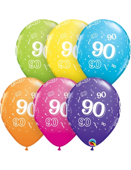 Globo Numero 90 Redondo 28cm Surtido