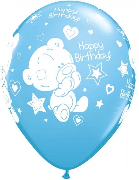 Globo Tiny Tatty Birthday Redondo 28cm Azul Baby