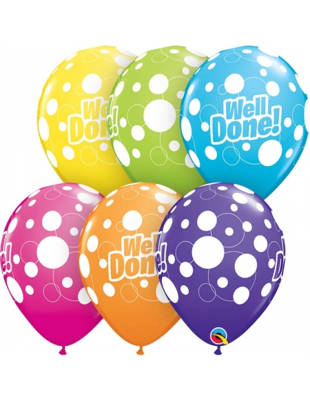 Globo Well Done Dots Redondo 28cm Surtido