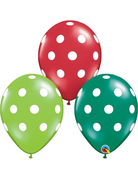 Globo Big Polka Dots Redondo 28cm Surtido A