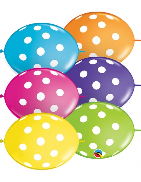 Globo Big Polka Dots Quick Link 30cm Surtido