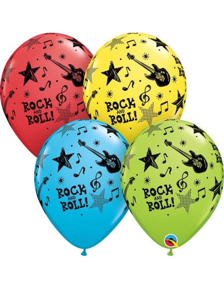 Globo Rock And Roll Stars Redondo 28cm Surtido