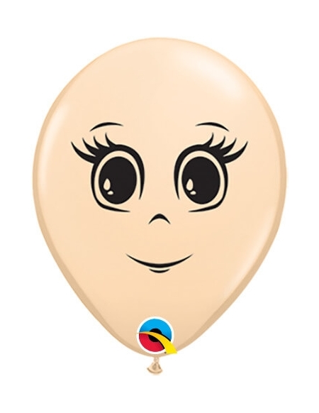 Globo Feminine Face Redondo 13cm Piel