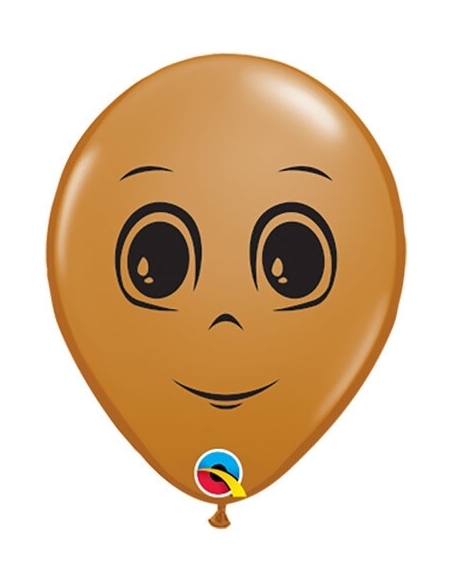 Globo Masculine Face Redondo 13cm Marron