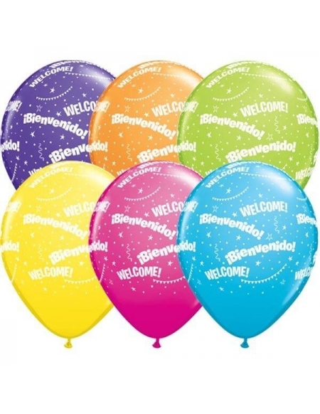 Globo Bienvenido Redondos 28cm Surtido