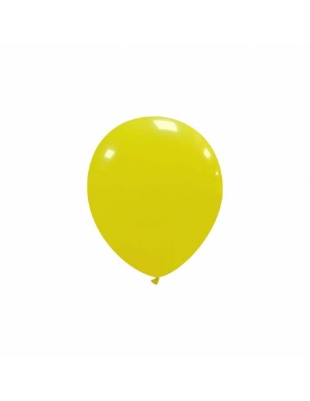 Globos Latex Redondos 13cm Pastel Amarillo PL02