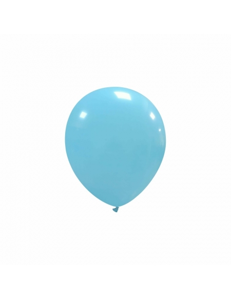 Globos Latex Redondos 13cm Pastel Celeste PL09