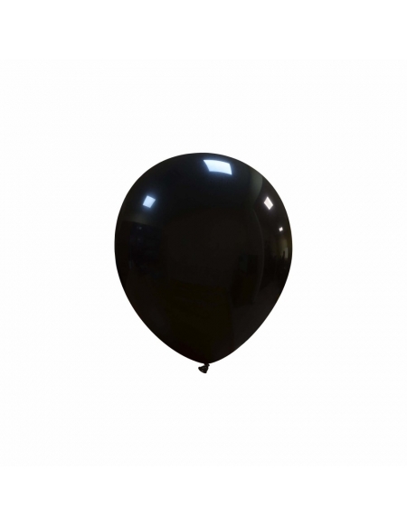 Globos Latex Redondos 13cm Pastel Negro PL14