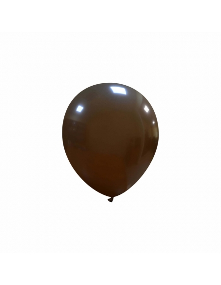 Globos Latex Redondos 13cm Pastel Marron PL48