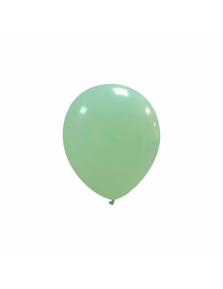 Globos Latex Redondos 13cm Verde Mint PL77