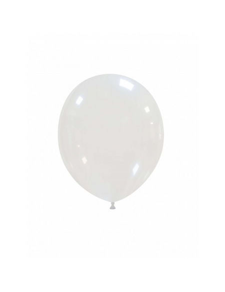 Globos Latex Redondos 13cm Cristal Transparente CL00