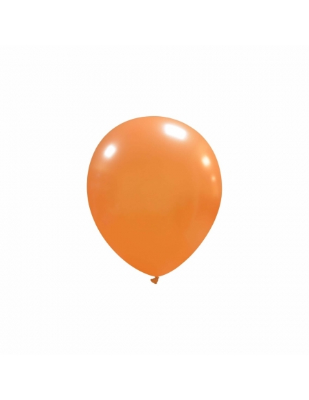 Globos Latex Redondos 13cm Metalizado Naranja ML31