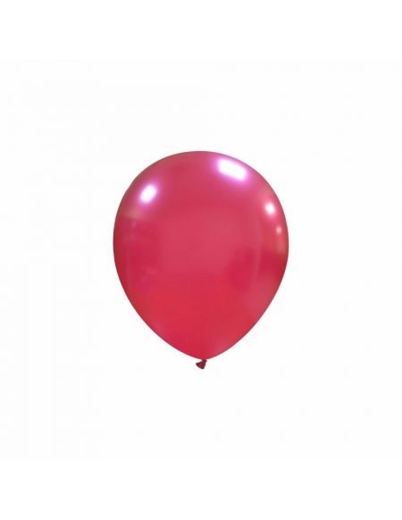 Globos Latex Redondos 13cm Metalizado Granate ML52