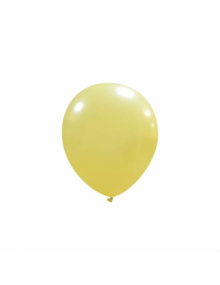Globos Latex Redondos 13cm Metalizado Mostaza ML56