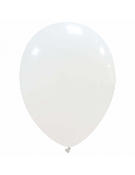 Globos Latex Redondos 18cm Pastel Blanco PL01