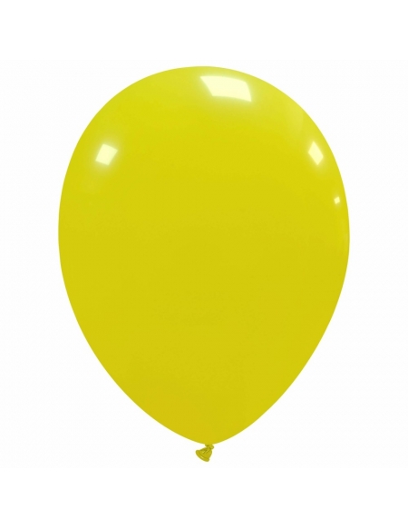 Globos Latex Redondos 18cm Pastel Amarillo PL02