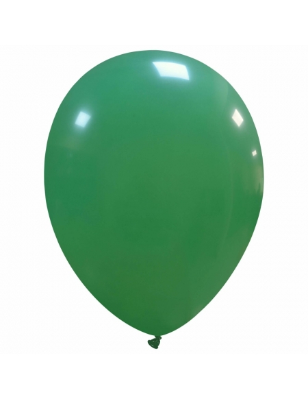 Globos Latex Redondos 25cm Pastel Verde Oscuro