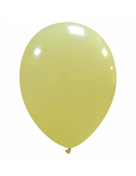 Globos Latex Redondos 25cm Pastel Mostaza