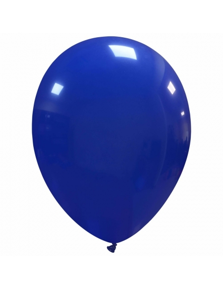 Globos Latex Redondos 25cm Pastel Azul Oscuro