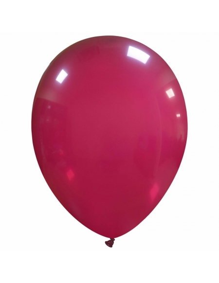 Bombonas de Helio Desechable 0.13m3 con 15 Globos Granate Pastel