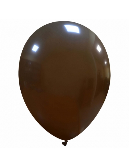 Globos Latex Redondos 25cm Pastel Marron