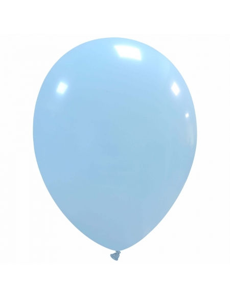 Globos Latex Redondos 25cm Pastel Celeste Baby