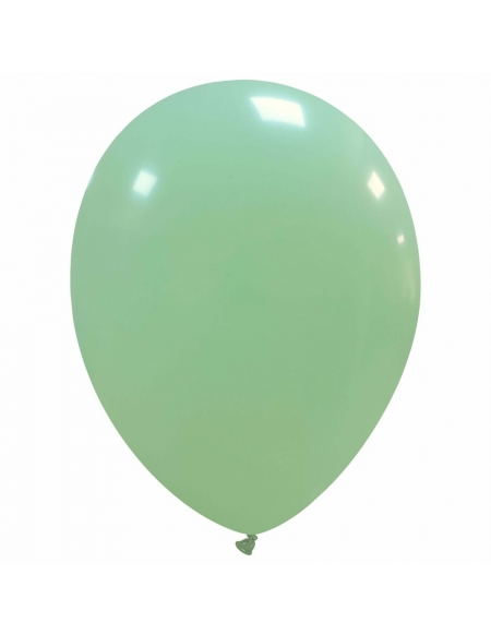 Globos Latex Redondos 25cm Pastel Verde Mint