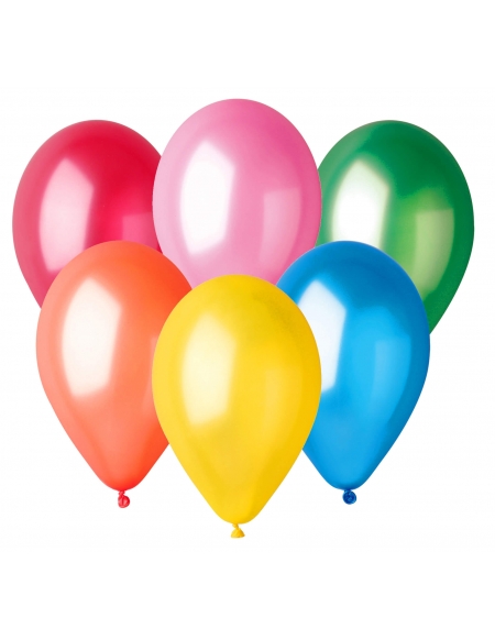 Globos Latex Redondos 25cm Cristal Surtido CLS