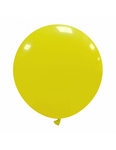 Globos Latex Esfericos 40cm Pastel Amarillo PL02