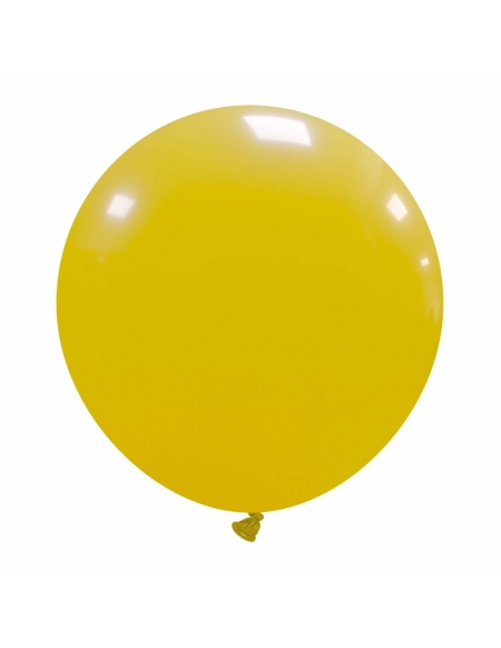 Globos Latex Esfericos 40cm Pastel Amarillo Oscuro PL03