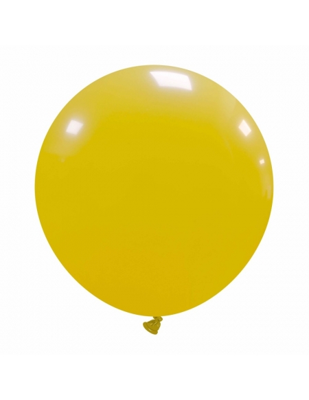 Globos Latex Esfericos 40cm Pastel Amarillo Oscuro PL03