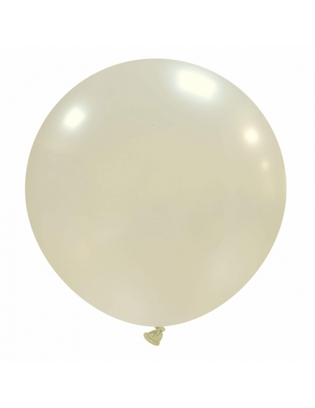 Globos Latex Esfericos 40cm Metalizado Perla ML28