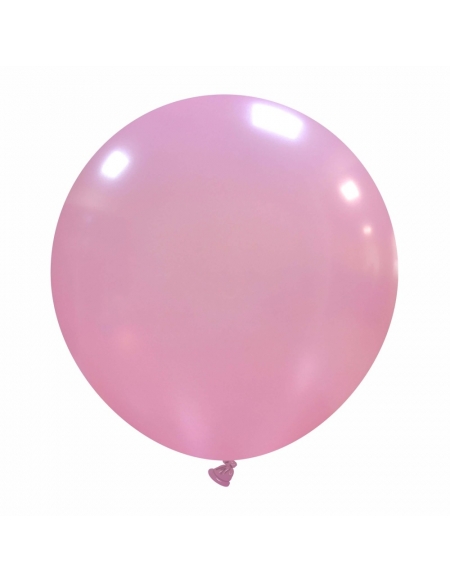 Globos Latex Esfericos 40cm Metalizado Rosa ML33