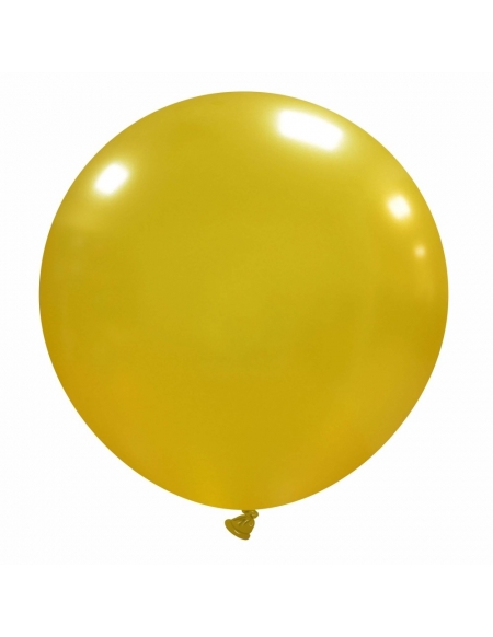 Globos Latex Esfericos 40cm Metalizado Oro ML39