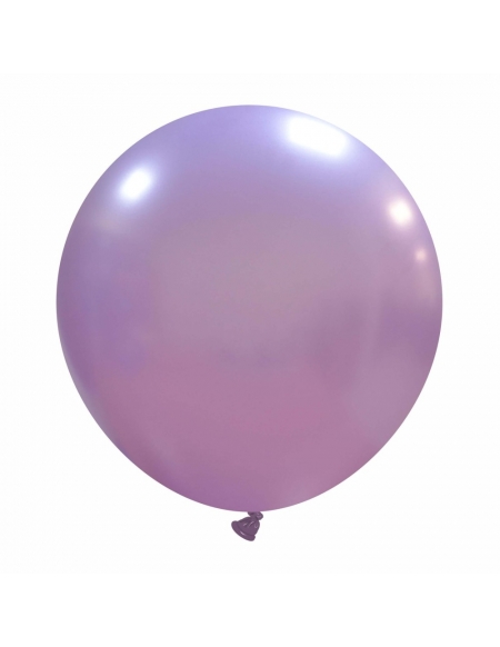 Globos Latex Esfericos 40cm Metalizado Lila ML63