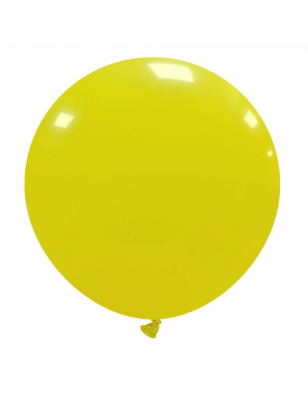 Globos Latex Esfericos 75cm Pastel Amarillo PL02