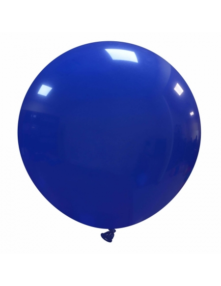 Globos Latex Esfericos 75cm Pastel Azul Oscuro