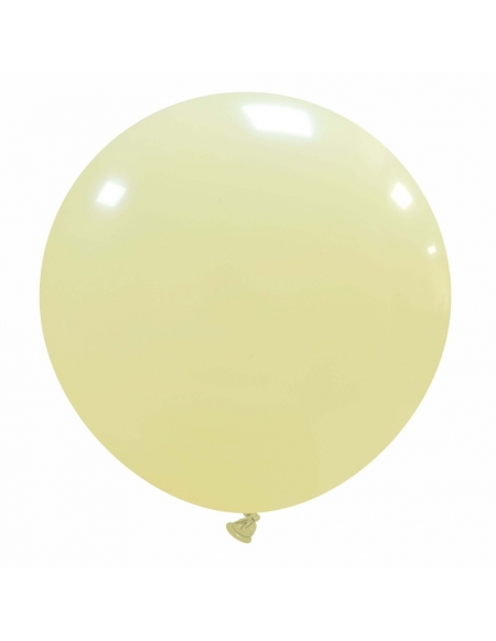 Globos Latex Esfericos 75cm Pastel Marfil