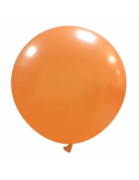 Globos Latex Esfericos 75cm Metalizado Naranja ML31