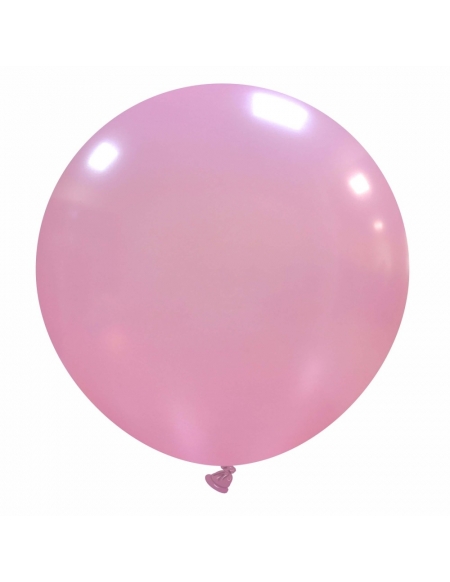 Globos Latex Esfericos 75cm Metalizado Rosa ML33