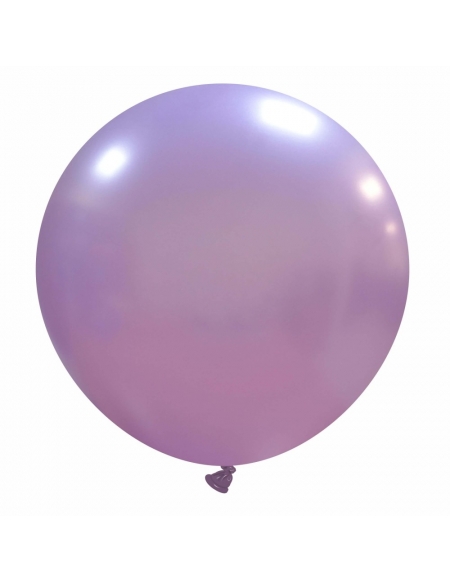 Globos Latex Esfericos 75cm Metalizado Lila ML63