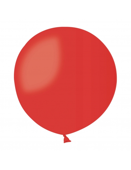 Globos Latex Esfericos 100cm Pastel Rojo PL05