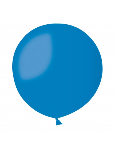 Globos Latex Esfericos 100cm Pastel Azul PL10