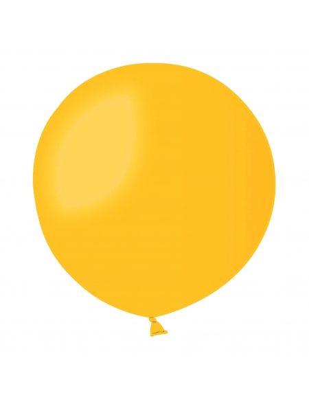 Globos Latex Esfericos 100cm Metalizado Amarillo ML30