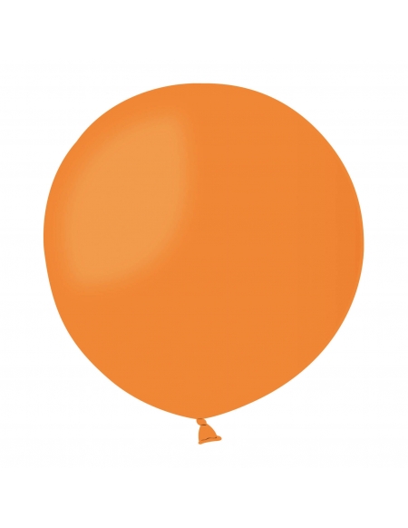 Globos Latex Esfericos 100cm Metalizado Naranja ML31