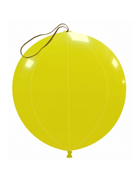 Globos Latex Punch Ball 40cm Pastel Amarillo PL02