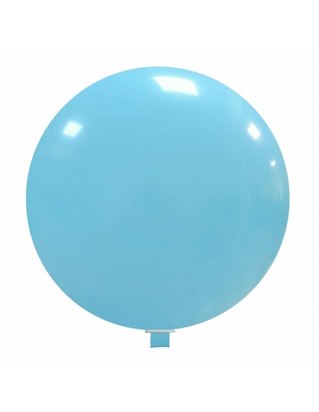 Globos Latex Redondos Gigantes 80cm Pastel Celeste PL09