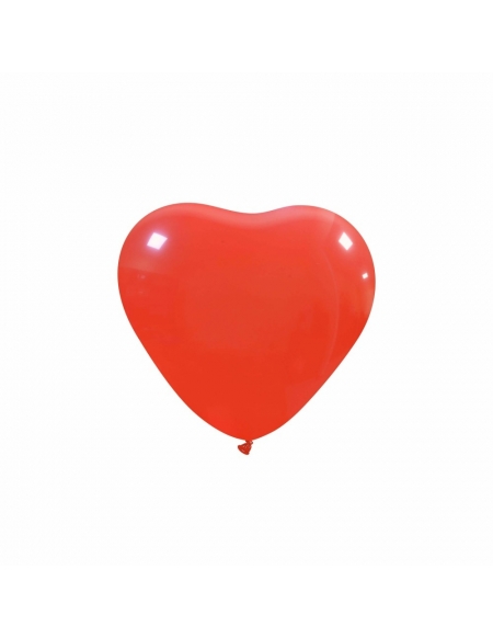 Globos Latex Corazon 13cm Pastel Rojo PL05