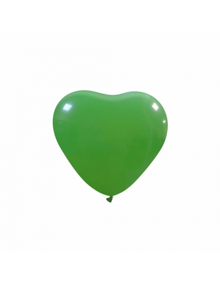 Globos Latex Corazon 13cm Pastel Verde PL12