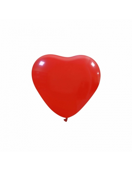 Globos Latex Corazon 13cm Pastel Rojo Oscuro PL45